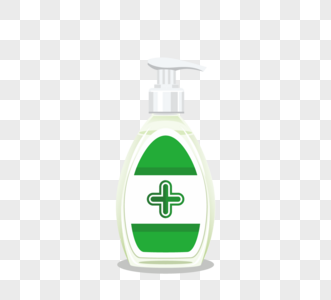 绿色安全洗手液清洁图片