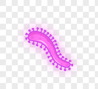 紫色条状病毒病菌图片