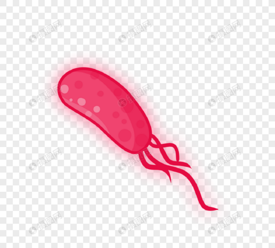 红色游走病毒病菌细菌图片