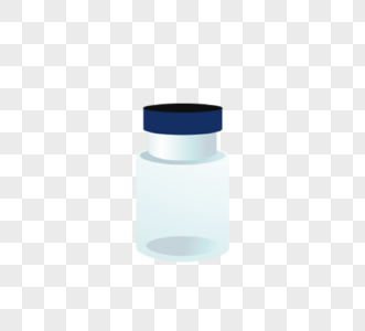 空透明玻璃药瓶医用药物图片