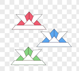 日本儿童折纸帽子高清图片