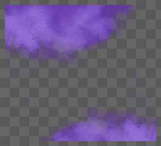 紫色创意感手绘烟雾边框图片