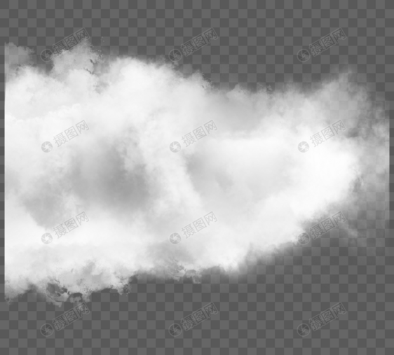 颗粒风格白色浓雾图片