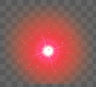 红色爆炸亮光光效图片素材