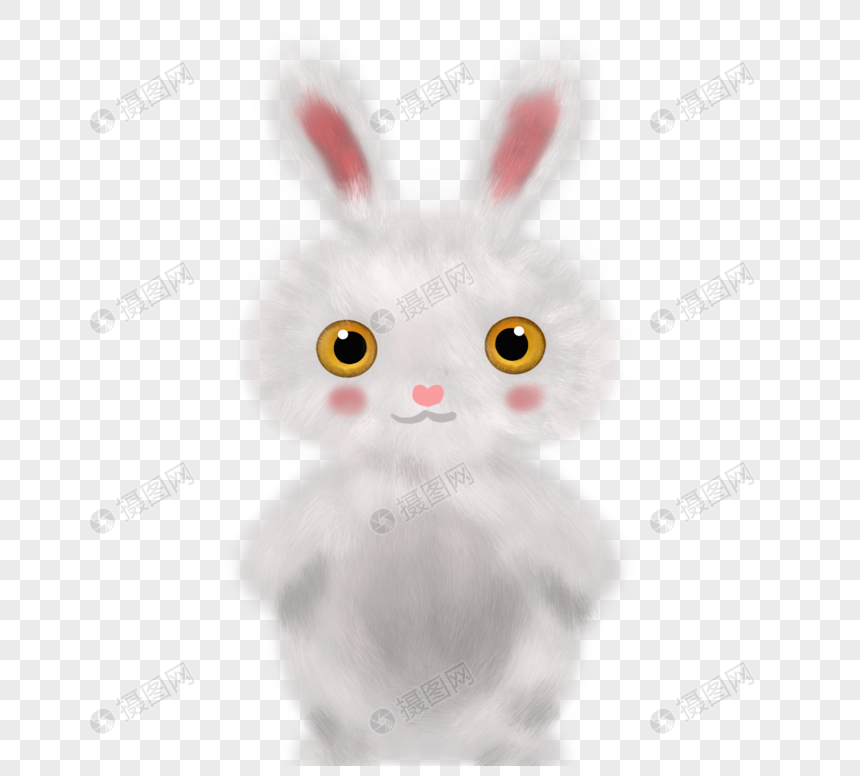 可爱小兔子手绘图片