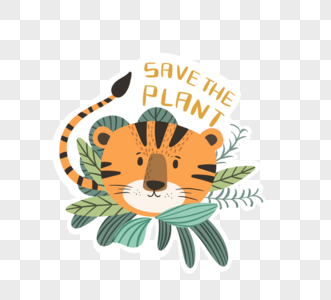 环境保护动物徽章图片