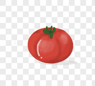 卡通手绘红色西红柿番茄图片