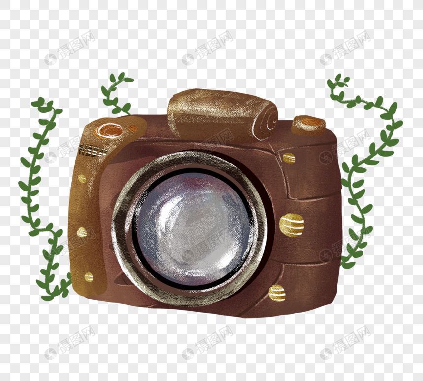 手绘复古相机世界照相机日元素素材下载 正版素材 摄图网