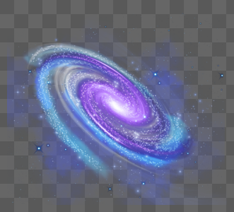 梦幻紫色螺旋颗粒感星云图片
