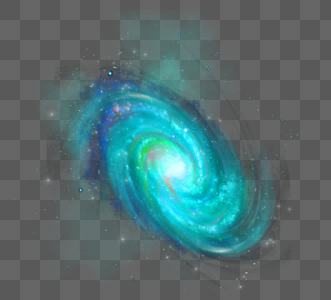 彩色螺旋颗粒感星系图片