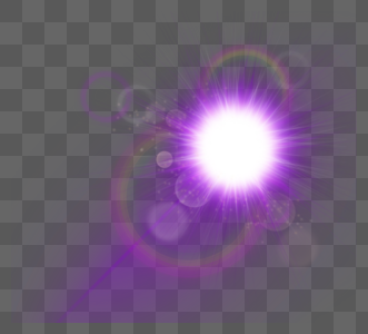 紫色光束强光大光圈光效图片