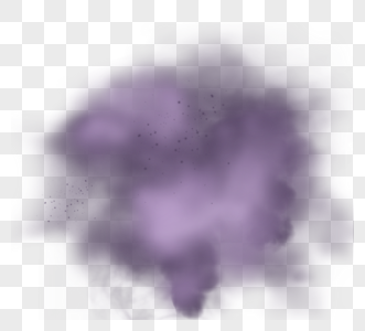 颗粒风格浓烟紫色团雾图片