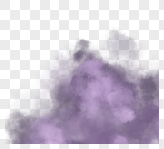 颗粒风格紫色烟雾边框图片