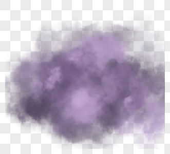 紫色层次感团雾图片