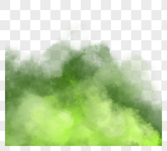 颗粒风格绿色浓雾边框图片