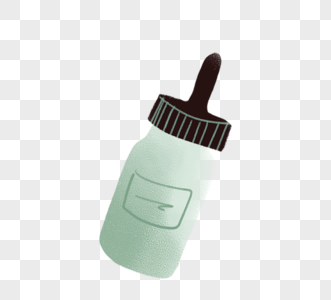 卡通化妆品素材可爱卡通女性化妆品精华素材