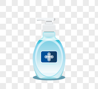 蓝瓶洗手液护肤高清图片