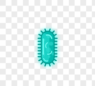 青色颗粒病毒病菌细菌图片