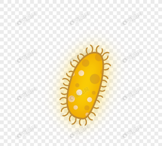 黄色毛球病毒病菌细菌图片