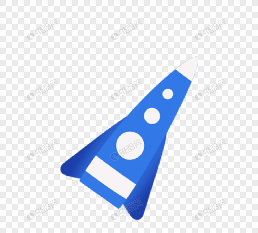 太空蓝色火箭航空图片