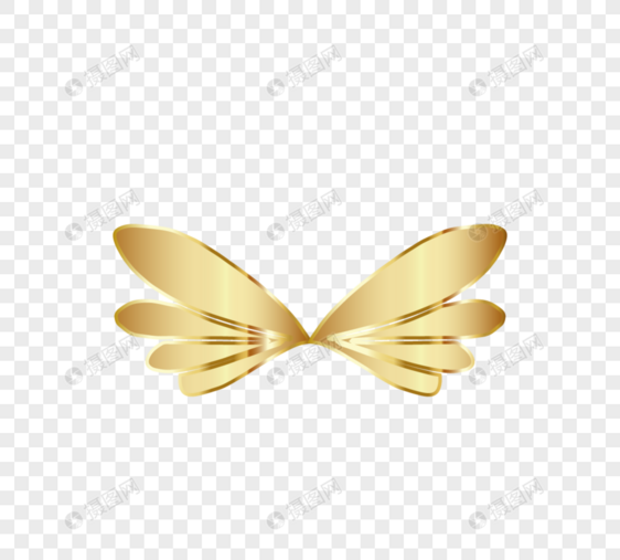 蝴蝶飞行金属金色金属蝴蝶图片