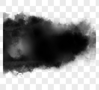 颗粒风格黑色层次感团雾图片