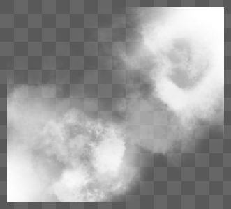 颗粒风格白色层次感烟雾边框图片