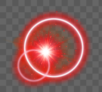 红色爆炸颗粒感光效图片