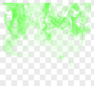颗粒感绿色烟雾水墨图片
