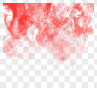 红色颗粒感飘渺烟雾图片