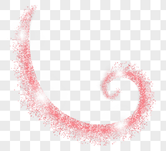 玫瑰金颗粒感螺旋形抽象元素图片