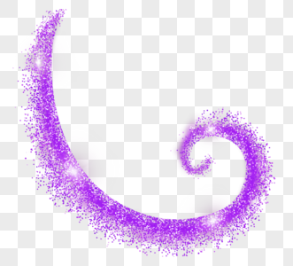 紫色颗粒感螺旋形抽象元素高清图片