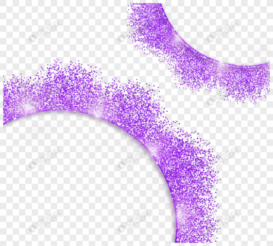 紫色颗粒感弧形边框图片