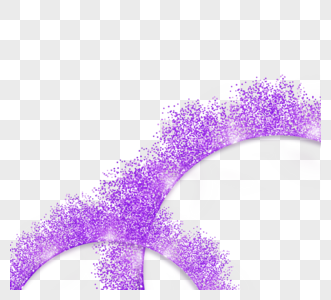 紫色颗粒感相交弧形元素图片