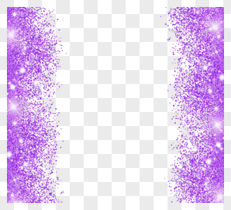 紫色对称颗粒感闪亮边框图片