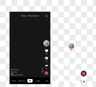 社交媒体抖音短视频界面图片