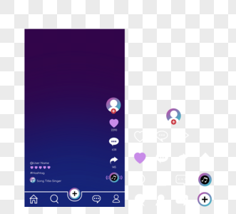 社交媒体抖音视频界面图片