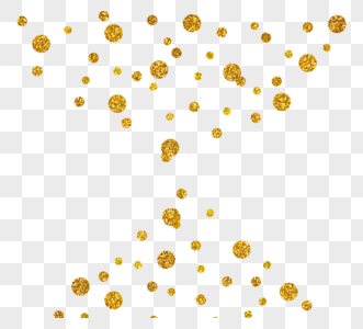 金色飘浮小圆点商务装饰高清图片