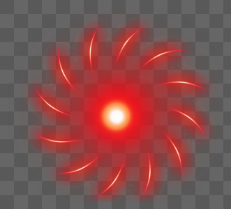 螺旋状红色渐变太阳光效图片