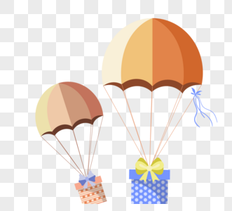 降落伞分割线图片