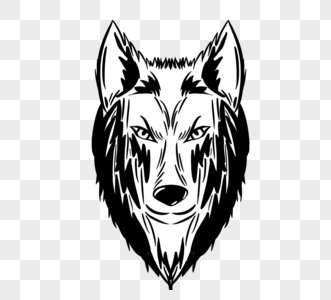 漫画里凶狠狼图片