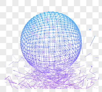 粒子线性爆炸球体图片