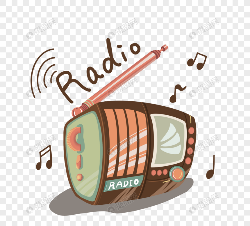 复古音乐电台收音机图片