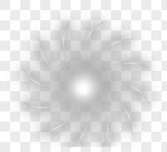 螺旋形白色透明感光晕图片