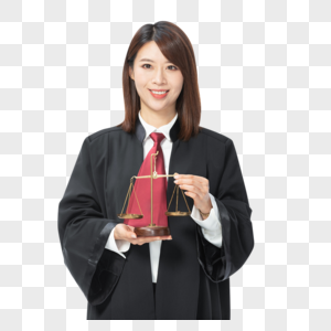 青年女性律师形象图片