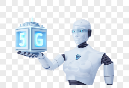 5g智能科技机器人图片
