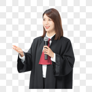 青年女性律师形象图片