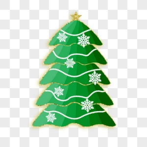 绿色噪点肌理圣诞树高清图片