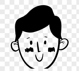 13创意卡通家族人物头像叔叔图片