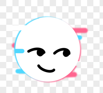 13创意白色卡通圆脸表情包歪嘴图片